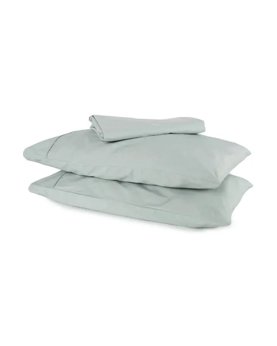 Ensemble de feuille riche en coton de 250 fils de filet - lit Queen, Eucalyptus