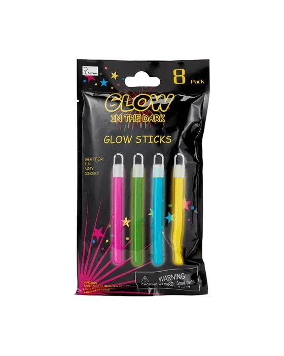 8 bâtonnets de glow