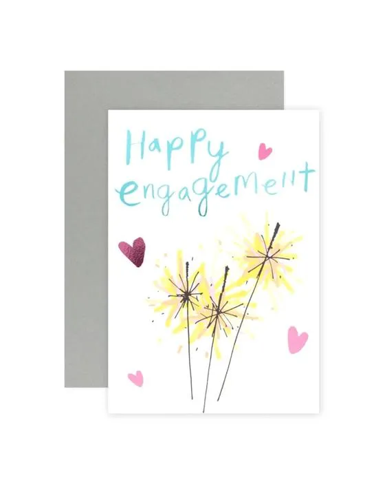 Connexions de la carte de fiançailles Hallmark - Sparklers