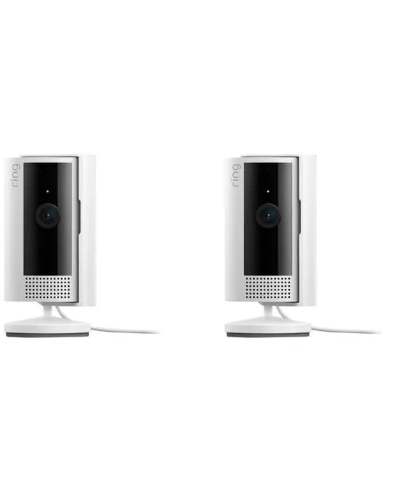 Anneau 2-Pack Caméra intérieure (2e Gen) Blanc