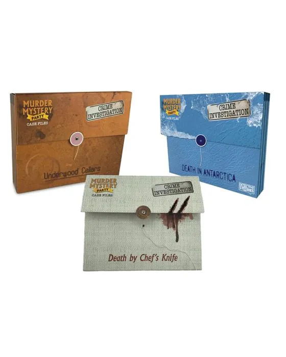 Jeux universitaires Dossiers de la partie mystère de meurtre - Assortiment - Multi