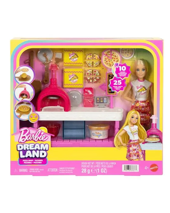 Set de jeux de la boutique de pizza BARBIE - rose