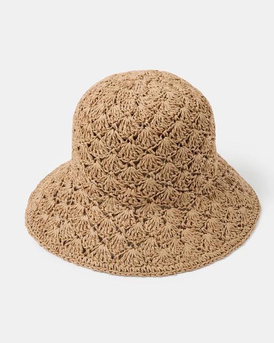 Chapeau de seau au Crochet uni