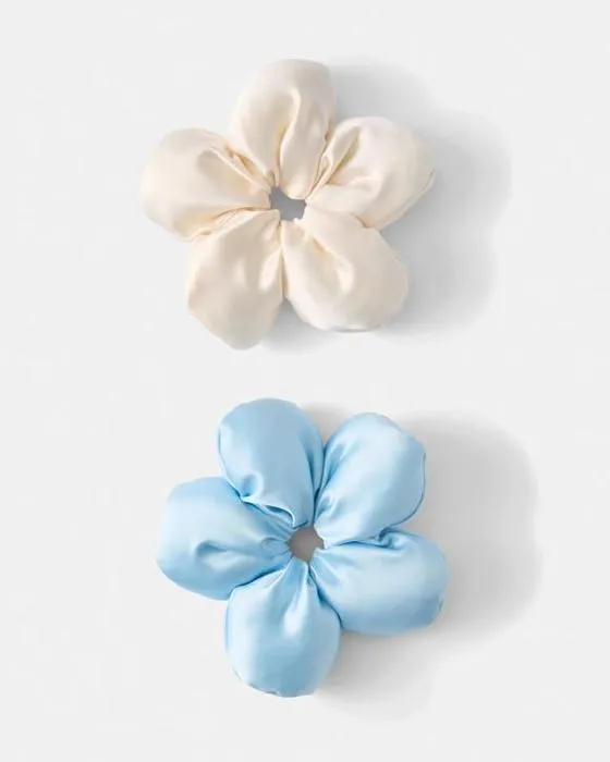 2 packs de fleurs - Bleu et crème