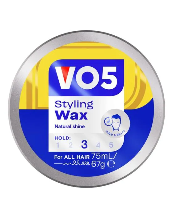 Vo5 Gel de cheveux de style cire de 75ml