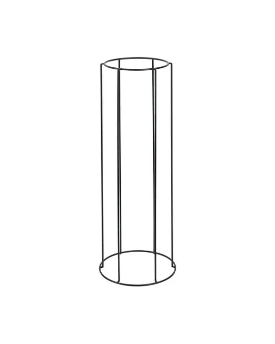 60cm noir métal Pot pied