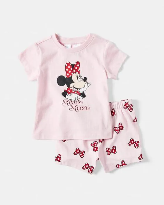 Ensemble de Pyjama à manches courtes de la licence Minnie Mouse