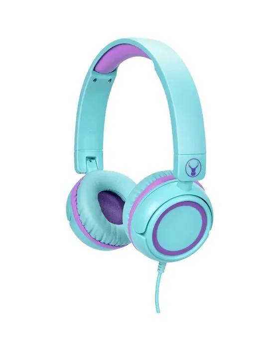 BONELK Comfort Kids Casques filaires Teal/Purple