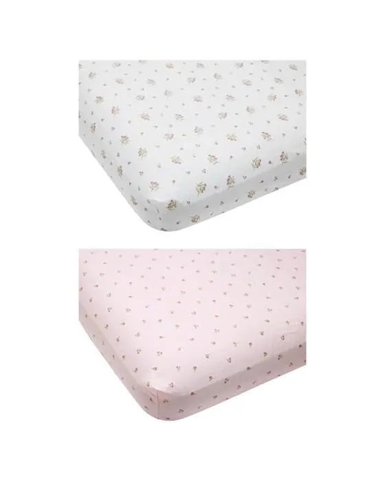 2 Pack 225 Feuilles de coton biologique en coton de nombre de fils - Autochtones
