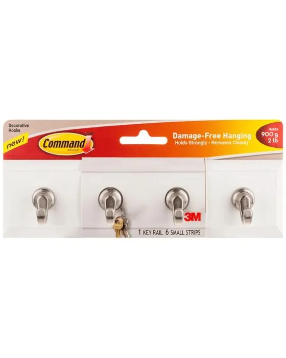 3M Command Quartz Key Rail