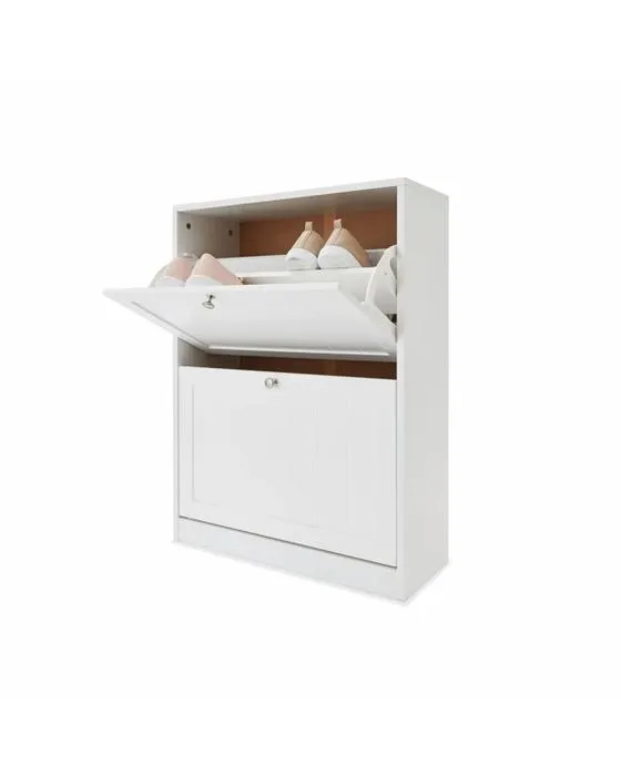 2 Cabinet de chaussures à panneaux de niveau