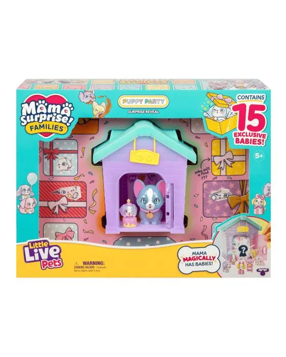 Petits animaux de compagnie Mama Surprise Puppy Party Pack