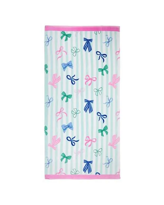 Serviette de plage Velour en coton - Bows
