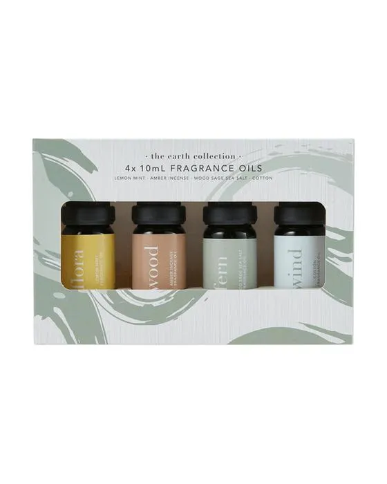 4 Pack L'huile de parfum de la collection de la Terre