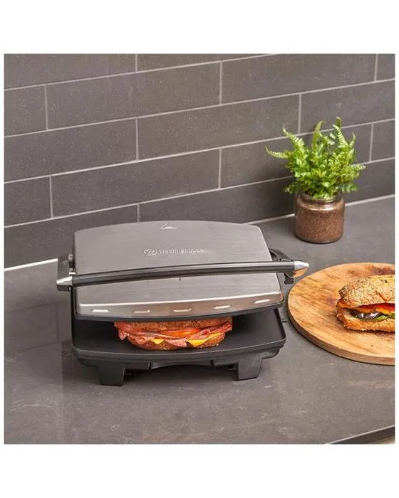 Westinghouse 2000w 4 Slice Grille électrique / grille-pain Panini / sandwich Press Maker - Argent