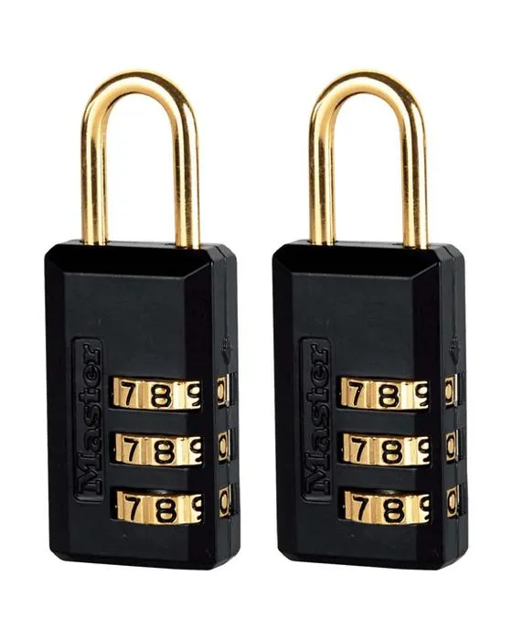 Master Lock 20mm Paquet de rangement de bagages 2