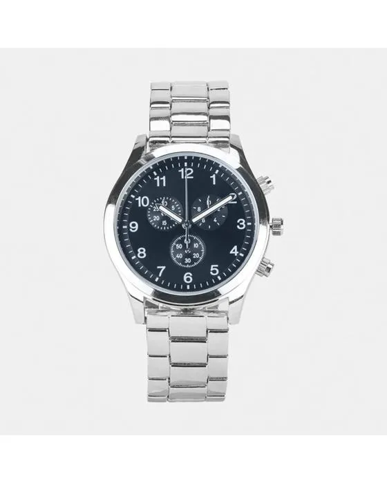 Montre bracelet en métal analogique - Argent