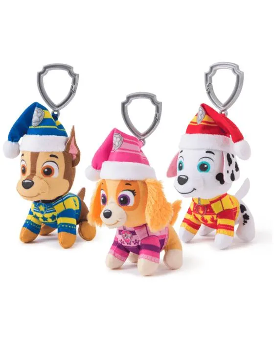 Mini patrouille de 4 pouces en peluche de vacances - Multi