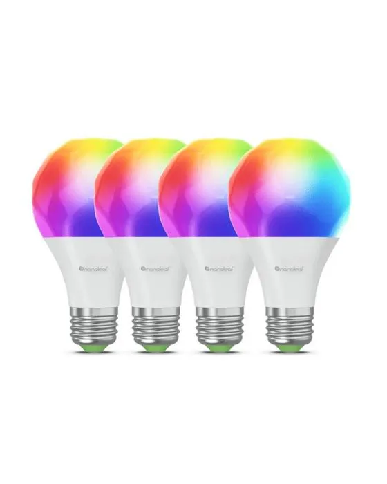 Ampoule intelligente de matière nanoleaf E27 Base 4 Pack