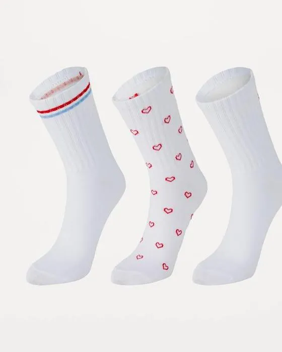 3 chaussons imprimées en emballage