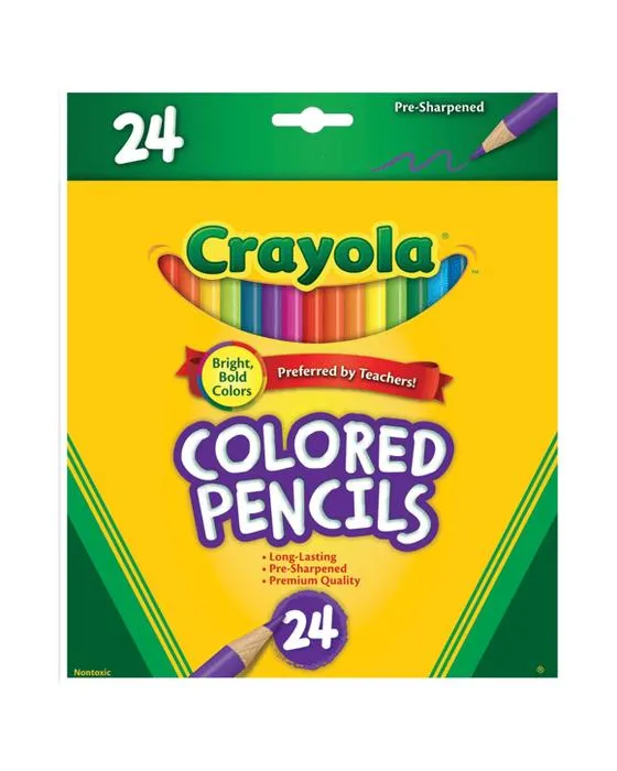 Crayola crayons colorés - Boîte de 24