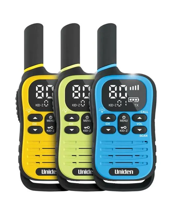 Uniden UH45 Max 2 Way UHF Radio 3 Pack