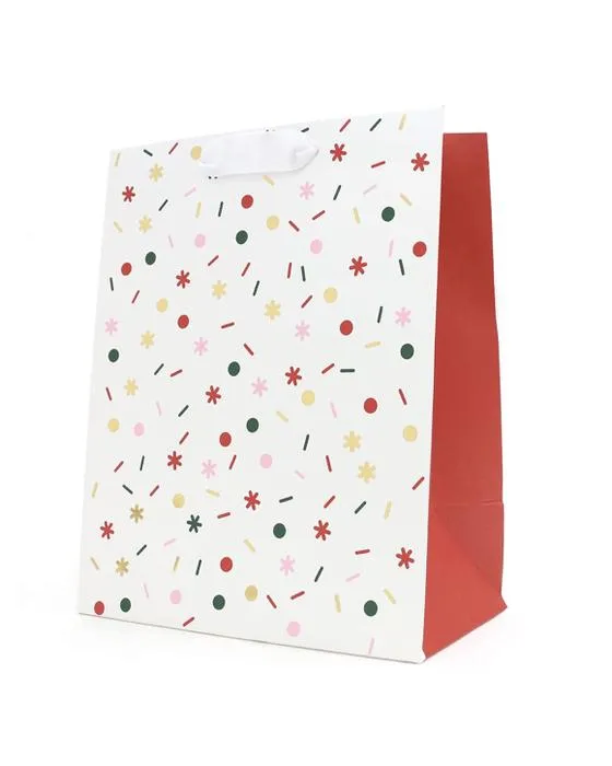 Sac cadeau Hallmark Confetti et Stars - Moyen