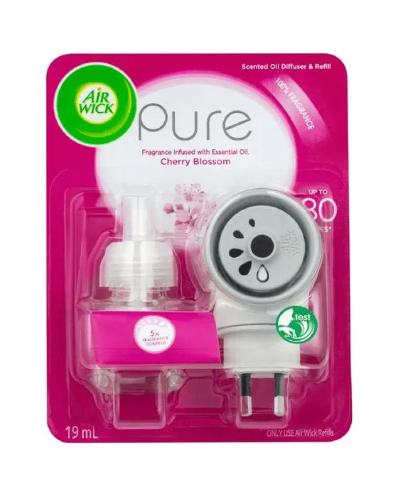 Bouchon d'huile essentielle Air Wick dans cerise Blossom 19mL