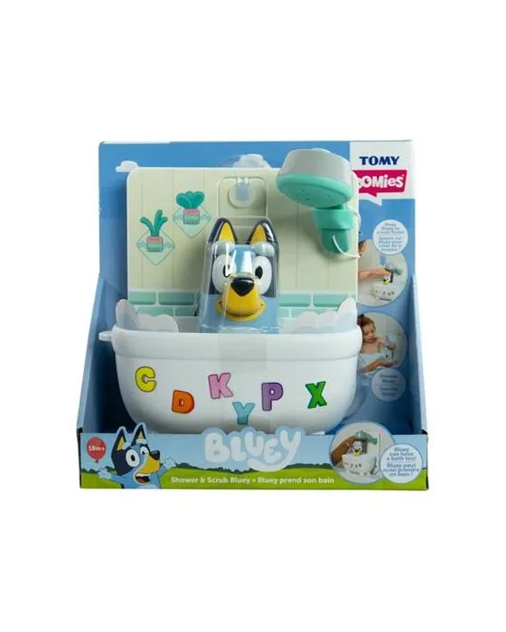 Tomy Toomies Douche et bleu foncé avec Figurine Bain Jouet d'activité - Multi