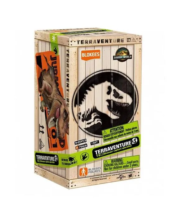 Blokees Jurassic World Terraventure Kit de modèle Boîte à blind