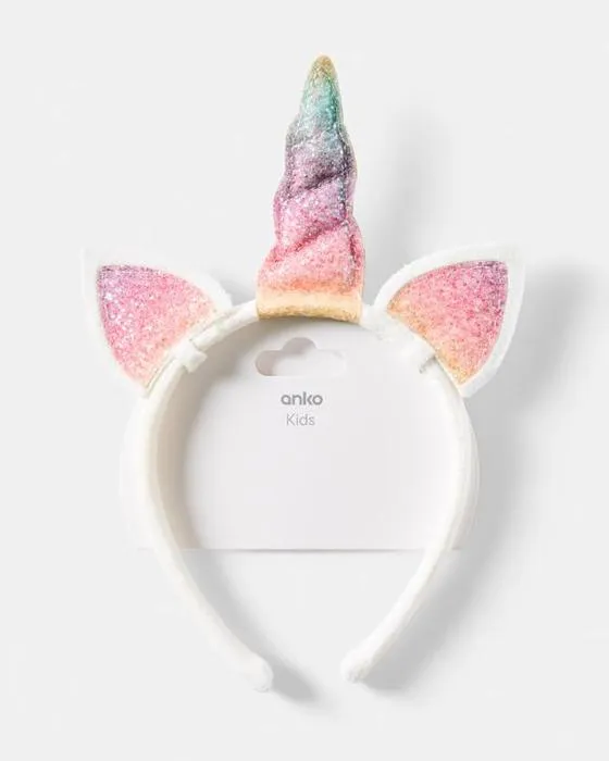 Bandeau Licorne - Blanc
