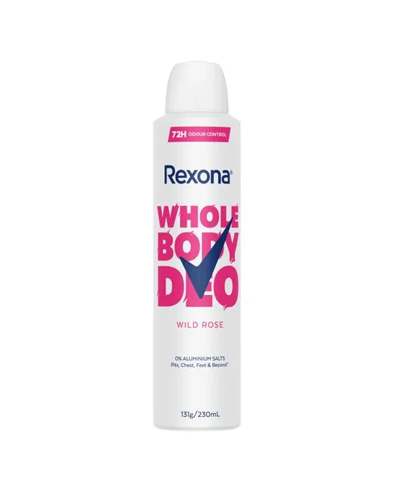Rexona corps entier Deo 230ml - Rose sauvage
