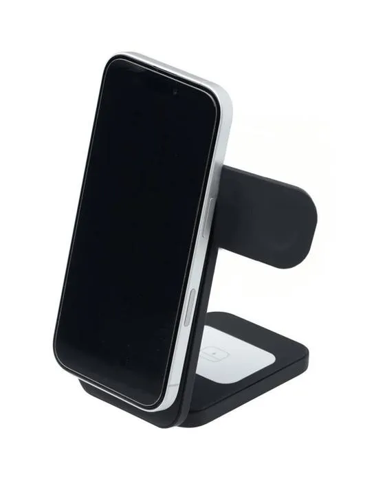 Otto On The Go pliable 3 en 1 sans fil Support de recharge noir