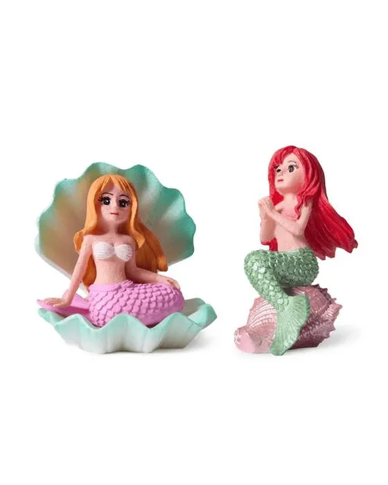 2 Pack Aquarium Sirène Ornements