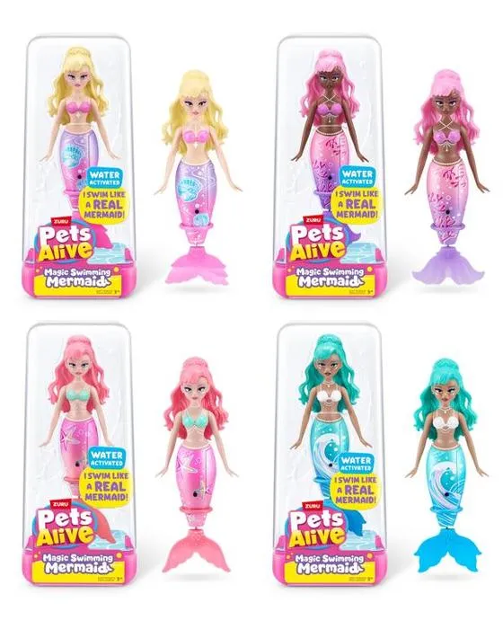 Animaux de compagnie Alive Magic Baignade Sirène par ZURU - Assortiment