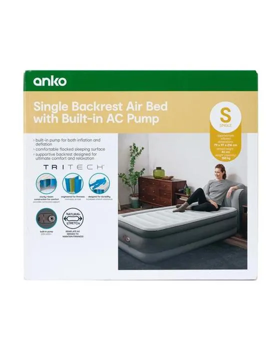 Lit d'air avec pompe AC intégrée