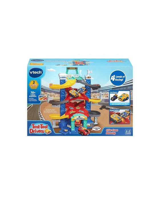 VTech Traot-Toot Pilotes Criss-Cross Raceway - Multi