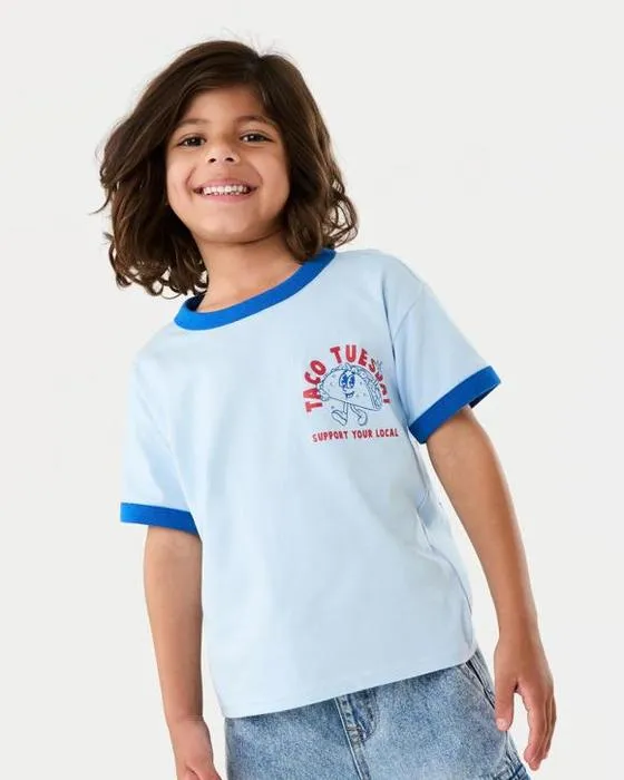 T-shirt imprimé poitrine