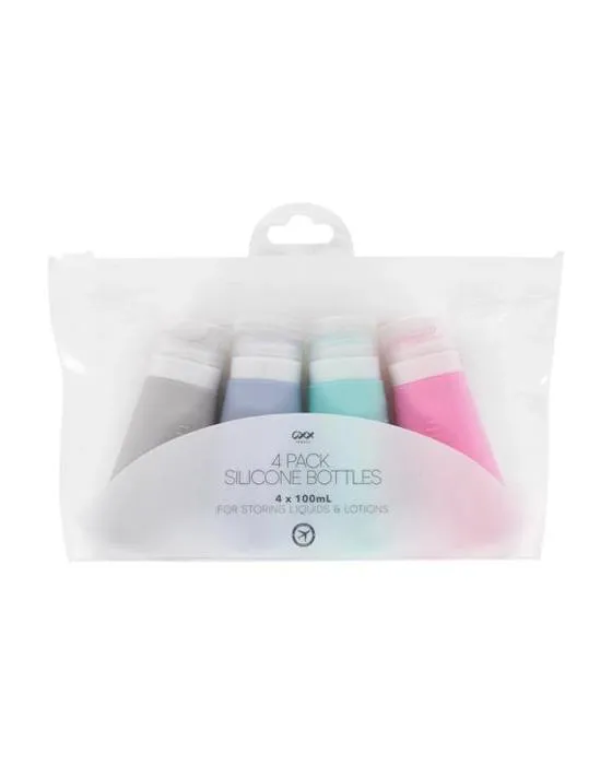 Bouteilles en silicone 4 Pack Travel Solutions