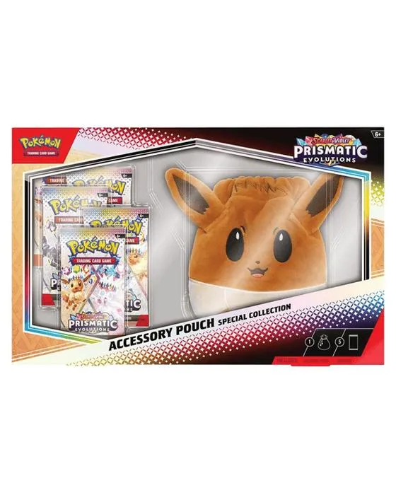 Pokemon Trading Card Game: Scarlet & Violet Prismatic Evolutions Accessory Pouch Collection spéciale
