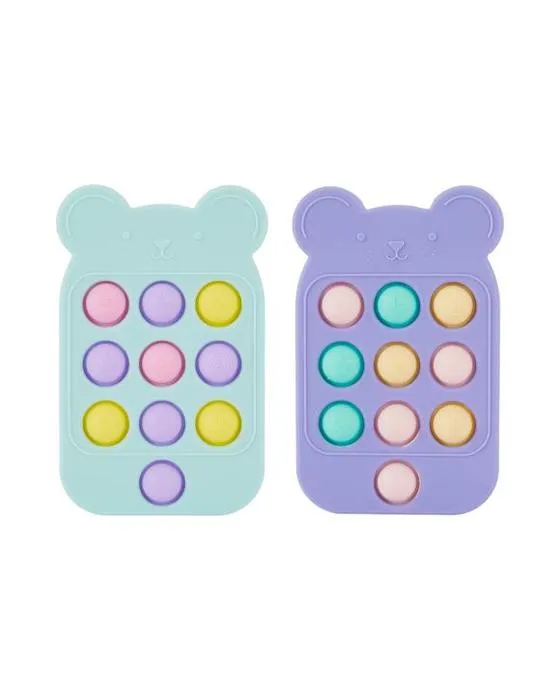 Enceinte en silicone pour téléphone Popper - Assortiment