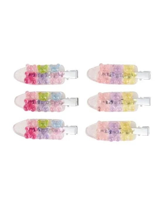 OXX Haircare 6 Pack Pas de clips de styling de créase - Ours gommy