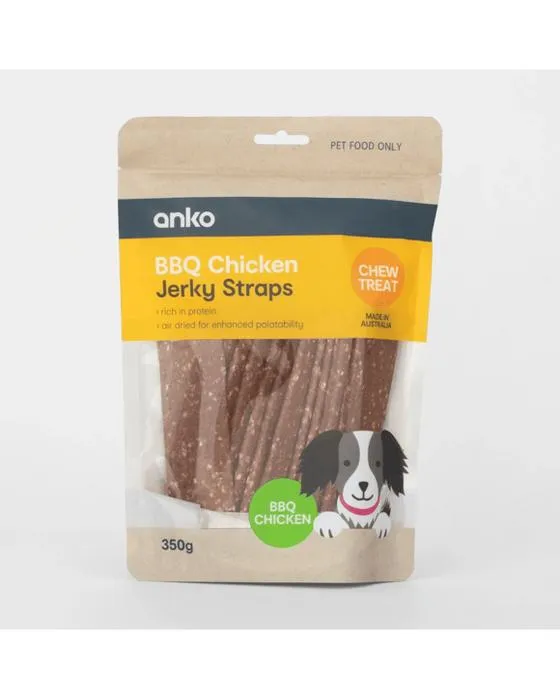 Animaux de compagnie Treat Jerky Straps BBQ Chicken