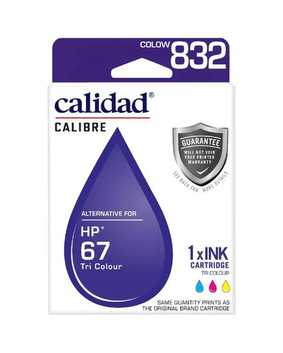 Calidad Calibre HP 67 Encre Tri-Couleur