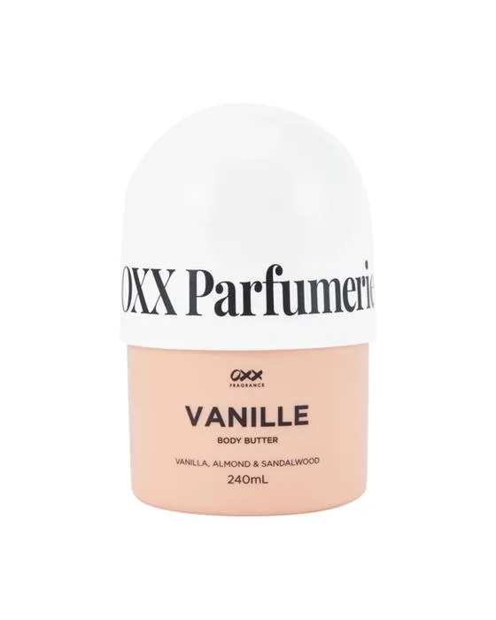 Beurre de corps de la Vanille de la Fragrance OXX 240ml - Vanille, Almonde et Bois de santal