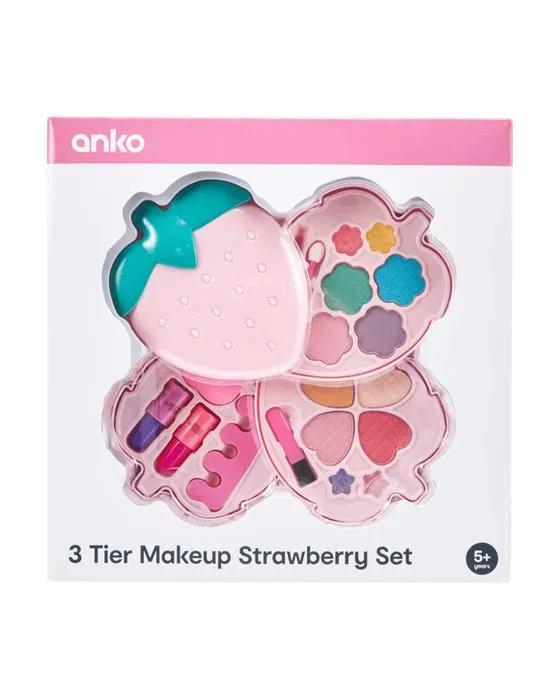 3 Ensemble de fraises de maquillage de niveau