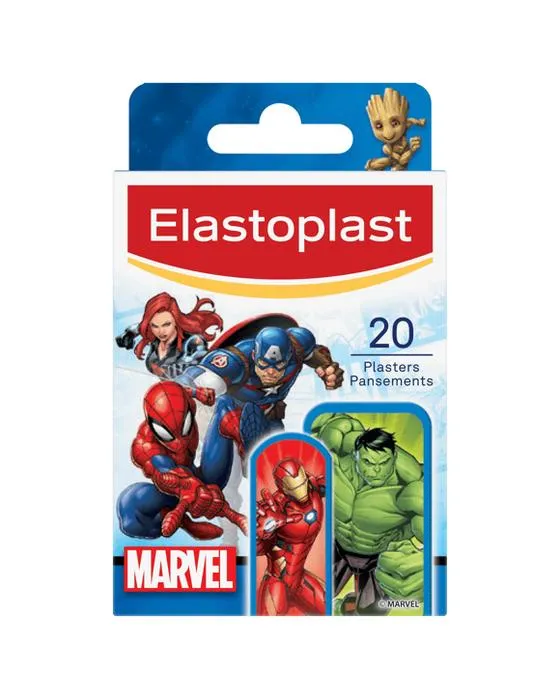 20 Plaquettes Marvel Elastoplast