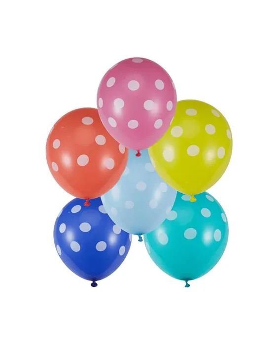 30 Ballons à pointes couleur emballage