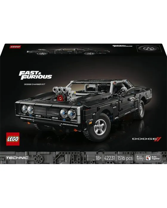 Chargeur de dodge rapide et furieuse LEGO Technic R/T Car 42231