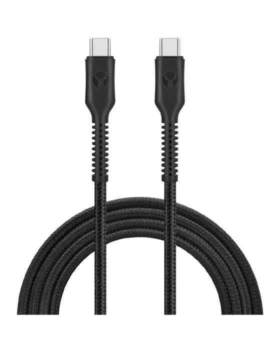 Bonelk Long-Life Easy Grip USB-C to USB-C Câble 100W 1,2m Blk